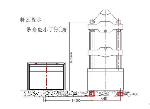600KN電液伺服液壓萬能試驗(yàn)機(jī)安裝